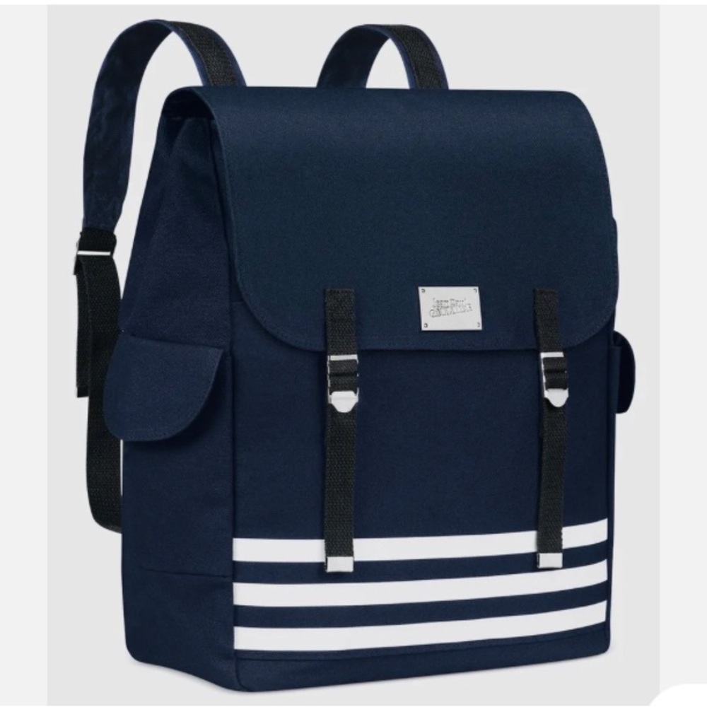 Jean Paul Gaultier Backpack In Blue & White Color Sealed VTG